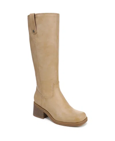 Dr. Scholl's Women's Joplin Block Heel Riding Tall Boots In Gray