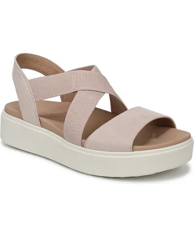 Dr. Scholl's Madicldease Slingback Platform Wedge Sandal In Pink