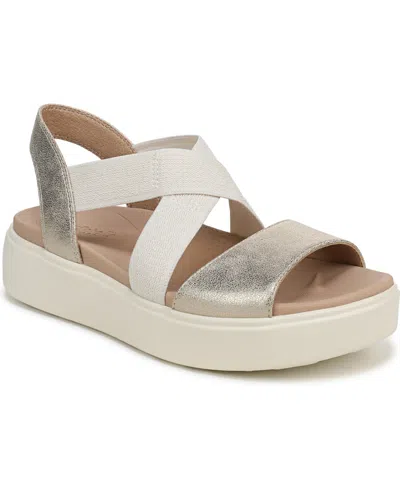 Dr. Scholl's Women's Madison Cloud Ease Strappy Sandals In Neutral
