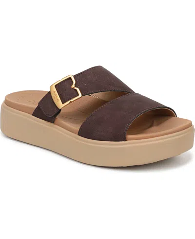 Dr. Scholl's Women's Madison Cloud Slide Slide Sandals In Brown