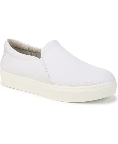Dr. Scholl's Women's Madison Cloud Slip On Sneakers In White Microfiber