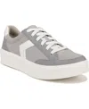 Dr. Scholl's Madison Lace Platform Sneaker In Grey Microfiber