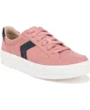 Dr. Scholl's Madison Lace Platform Sneaker In Rose Pink Fabric