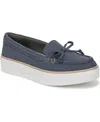 Dr. Scholl's Women's Madison Sea Platform Boat Shoes In Oxide Blue Canvas