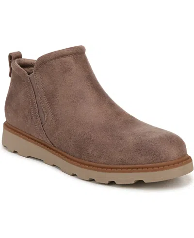 Dr. Scholl's Women's Margo Lug Sole Chelsea Booties In Mocha Taupe Fabric