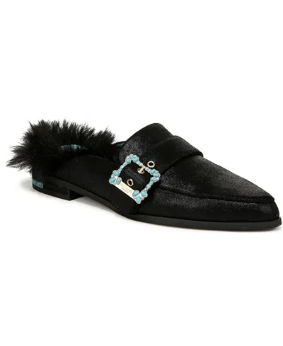 Dr. Scholl's Women's Mr. Carl Pointed Toe Mules In Black Leather