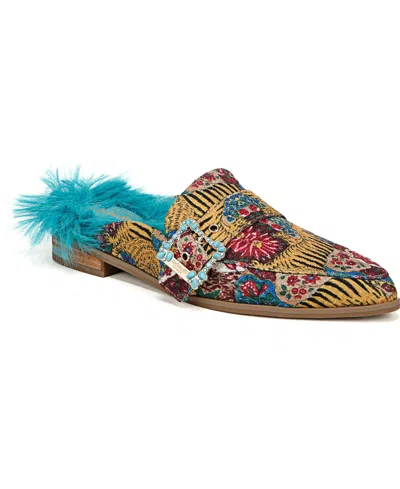 Dr. Scholl's Women's Mr. Carl Pointed Toe Mules In Tiger Multi Fabric