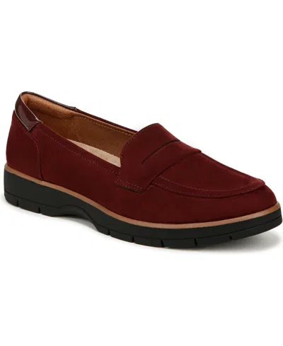 Dr. Scholl's Women's Nice Day Lug Sole Loafers In Red