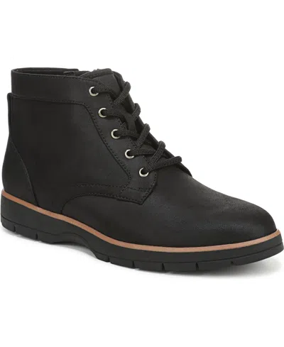 Dr. Scholl's Women's Northstar Round Toe Lace Up Short Boots In Black