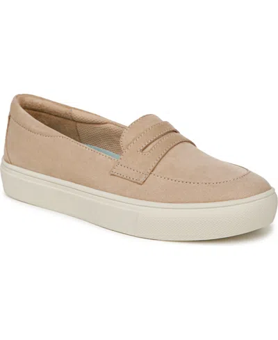 Dr. Scholl's Women's Nova Moc Slip On Loafers In Cuban Sand Fabric