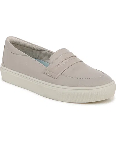 Dr. Scholl's Women's Nova Moc Slip On Loafers In Oyster Fabric