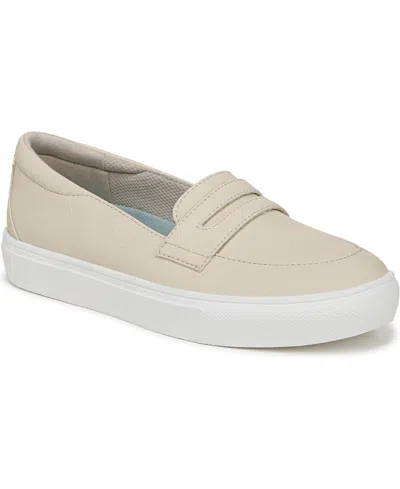 Dr. Scholl's Women's Nova Moc Slip On Loafers In Porcelain Faux Leather