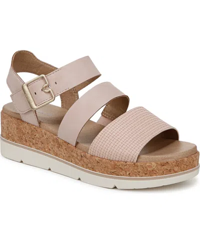 Dr. Scholl's Women's Once Twice Espadrille Platform Sandals In Brown