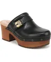 Dr. Scholl's Women's Original Joy Platform Clogs In Black Leather