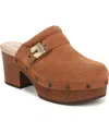 Dr. Scholl's Women's Original Joy Platform Clogs In Honey Suede