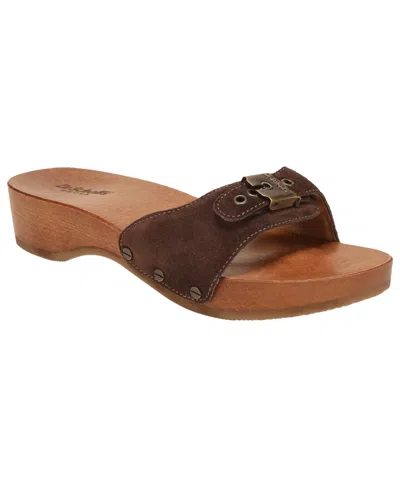 Dr. Scholl's Women's Original Pescura Slide Sandals In Blue