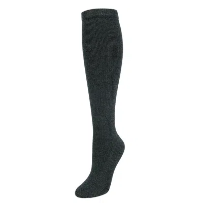Dr. Scholl's Women's Plus Size Marled Knee High Compression Socks In Black