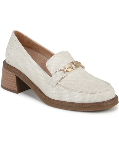 Dr. Scholl's Women's Rate Up Bit Loafers In Off White Faux Leather