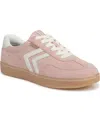 Dr. Scholl's Women's Rebel Sport Lace Up Sneakers In Pink