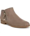 Dr. Scholl's Women's Reverie Block Heel Zip Short Boots In Neutral