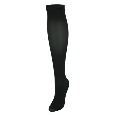 Dr. Scholl's Women's Solid Knee High Compression Socks In Black