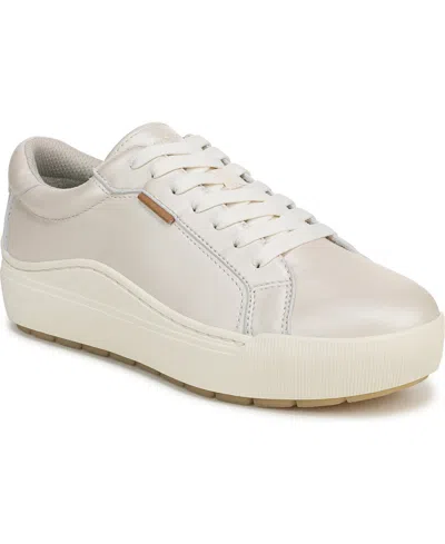 Dr. Scholl's Women's Take Time Lace Up Platform Sneakers In Neutral