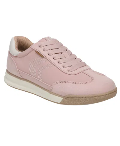 Dr. Scholl's Throwback Retro Lace-up Shoes In Pink
