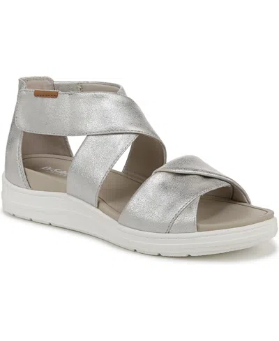 DR. SCHOLL'S WOMEN'S TIME OFF FUN ANKLE STRAP WEDGE SANDALS
