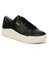 Dr. Scholl's Time Off Womens Padded Insole Low Top Athletic And Training Shoes In Black Faux Leather