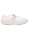 Dr. Scholl's Women's Time Off Win Lace Up Platform Sneakers In White