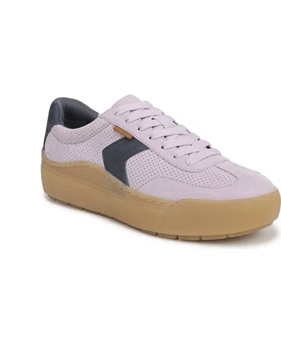 Dr. Scholl's Women's Time Off Win Lace Up Platform Sneakers In Purple