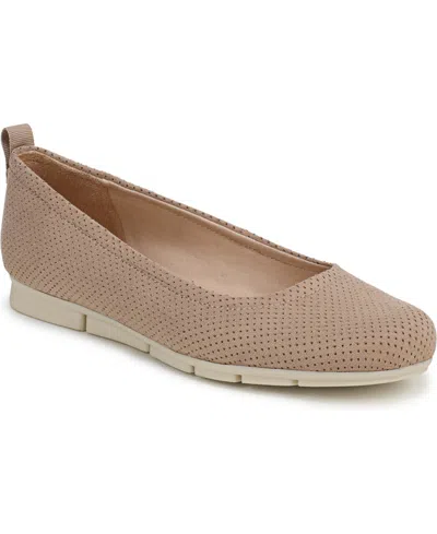 Dr. Scholl's Women's Timeless Square Toe Ballerina Flats In Sand