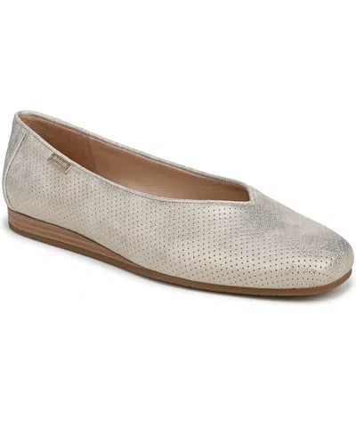 Dr. Scholl's Women's Violet Ballerina Slip-on Flats In Silver