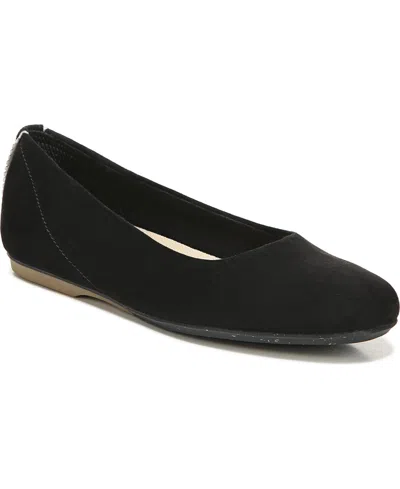 Dr. Scholl's Wexley Flat In Black Microfiber