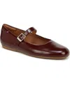 Dr. Scholl's Women's Wexley Mary Jane Flats In California Wine Faux Leather