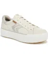 Dr. Scholl's Women's Time Off Platform Sneakers Women's Shoes In Off White Leather
