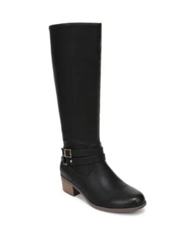 Dr. Scholl's Dr. Scholls Womens Ivy Zip Tall Boots Regular Wide Calf In Black