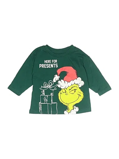 Pre-owned Dr. Seuss Babies' 3/4 Sleeve T-shirt In Green