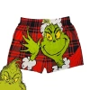 Dr. Seuss Mens Grinch Boxers Ms25bx222 In Red