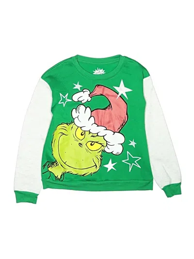 Pre-owned Dr. Seuss Kids' Pullover Sweater In Green