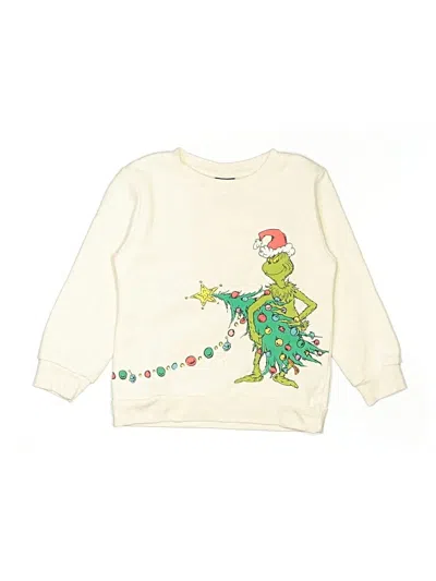 Pre-owned Dr. Seuss Kids' Pullover Sweater In Ivory