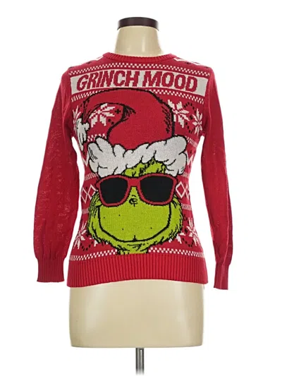 Pre-owned Dr. Seuss Pullover Sweater In Red