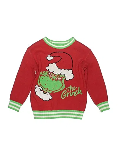 Pre-owned Dr. Seuss Kids' Pullover Sweater In Red