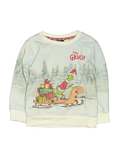 Pre-owned Dr. Seuss Kids' Pullover Sweater In White