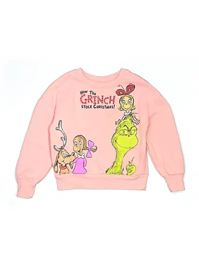 Pre-owned Dr. Seuss Kids' Sweatshirt In Pink