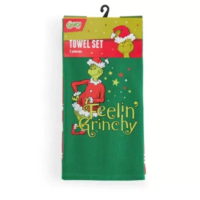 Dr. Seuss The Grinch 2-pc. Kitchen Towel Set In Multi