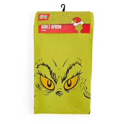 Dr. Seuss The Grinch Adult Apron In Green