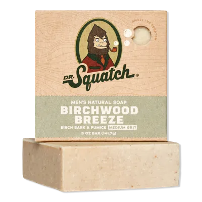 Dr. Squatch Men's All Natural Bar Soap - Birchwood Breeze