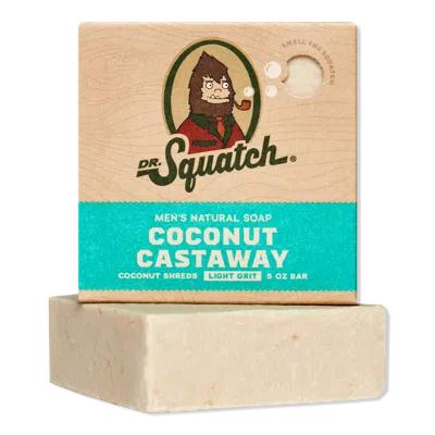 Dr. Squatch Men's All Natural Bar Soap - Coconut Castaway