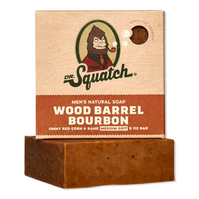 Dr. Squatch Men's All Natural Bar Soap - Wood Barrel Bourbon